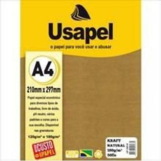 PAPEL USAPEL KRAFT 180G 50F NATURAL