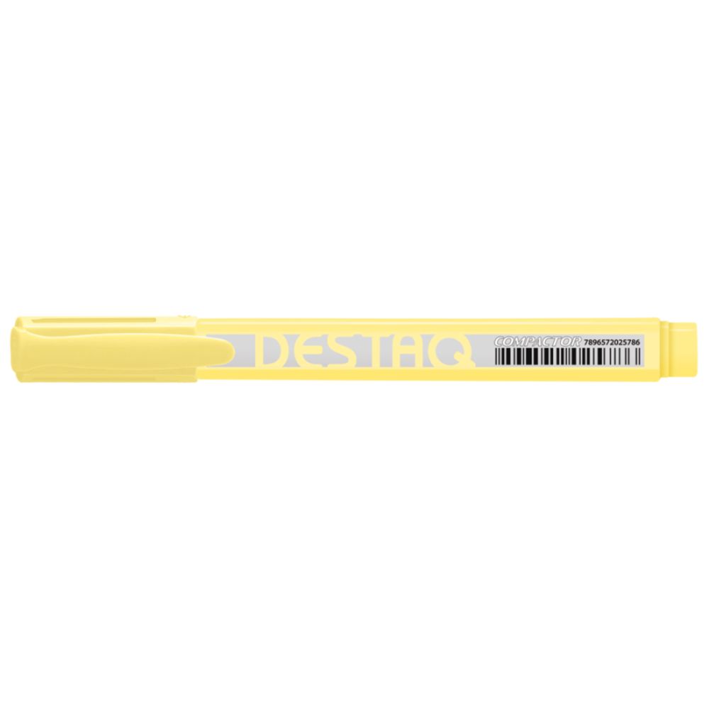 MARCA TEXTO COMPACTOR DESTAQ PASTEL AMARELO