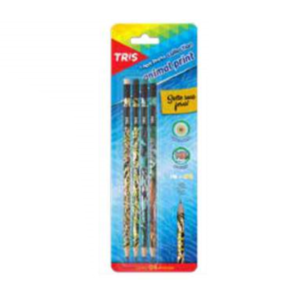 LAPIS TRIS COLLECTION ANIMAL P BLISTER C/4 605449