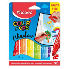 CANETA MAPED HIDROCOR PARA VIDRO C/6 844820