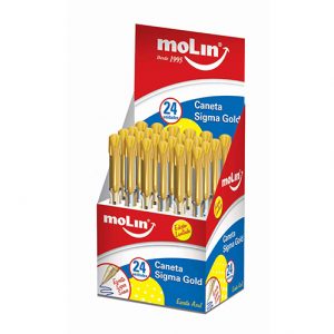 CANETA MOLIN SIGMA GOLD AZUL 1247