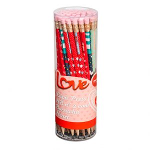 LAPIS MOLIN COM BORRACHA LOVE HEART 22848