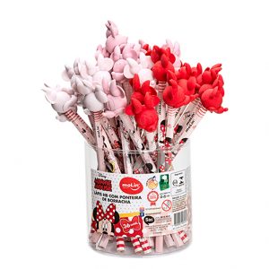 LAPIS MOLIN COM BORRACHA MINNIE  22344