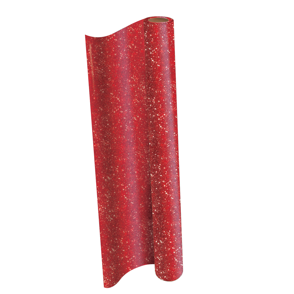 PLASTICO ADESIVO DAC 45X10 GLITER VERMELHO 1703