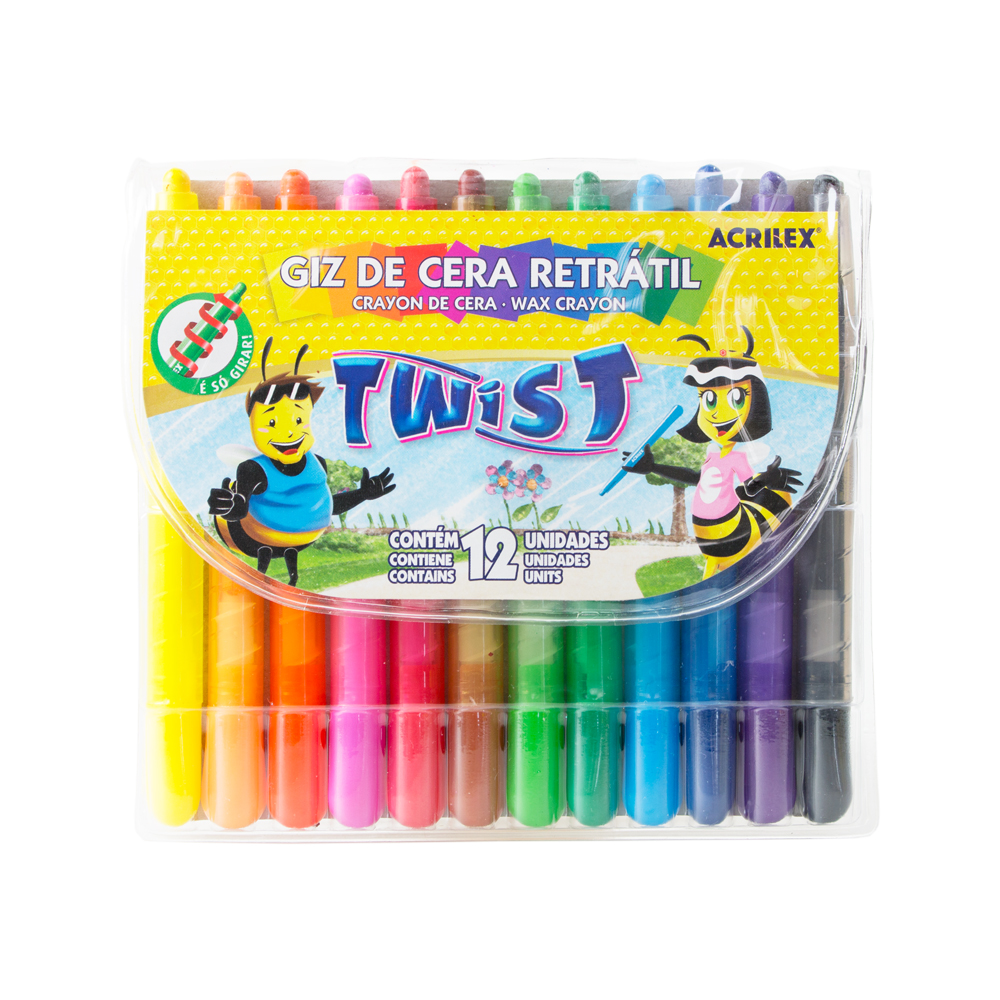 GIZ DE CERA 12 CORES ACRILEX RETRAT 9010