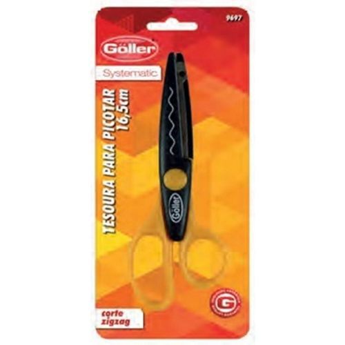 TESOURA GOLLER 16,5CM P/PICOTAR G-037