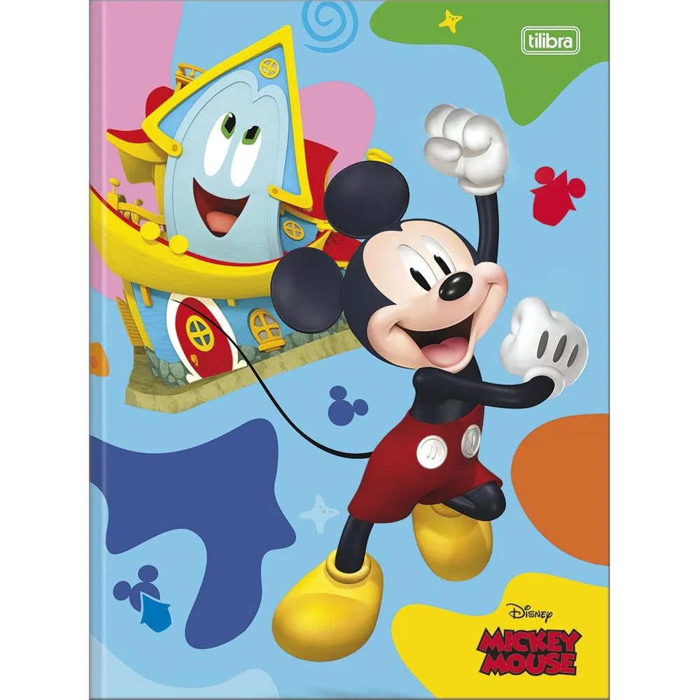 CADERNO TILIBRA 80F BROCHURAO CAPA DURA MICKEY 308889 CAPAS SORTIDAS