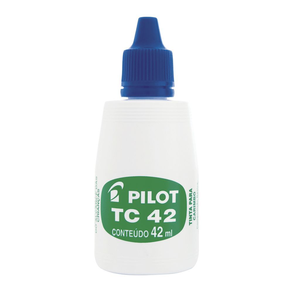 TINTA P/CARIMBO PILOT 42ML AZUL