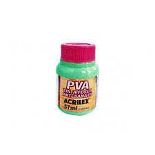 TINTA ACRILEX PVA 37ML 3240 510 VERDE FOLHA
