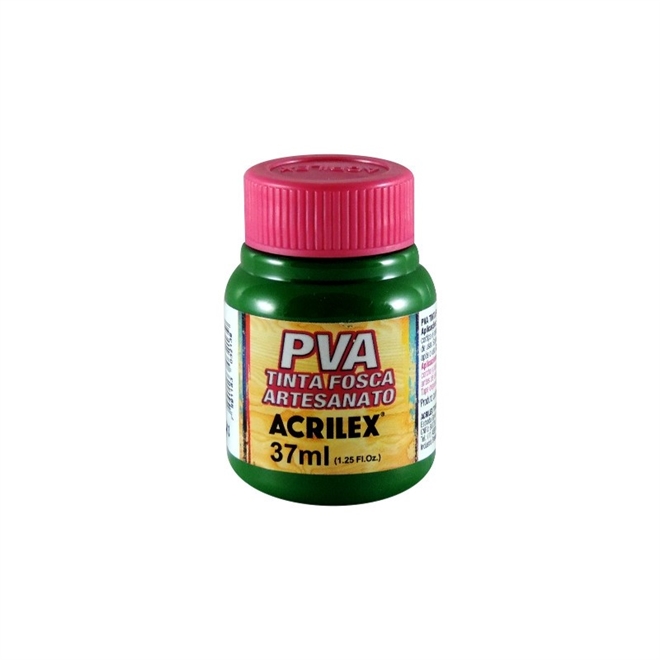 TINTA ACRILEX PVA 37ML 3240 513 VERDE MUSGO