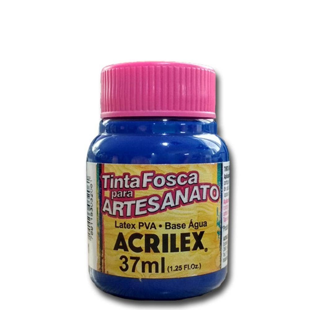 TINTA ACRILEX PVA 37ML 3240 501 AZUL TURQUESA