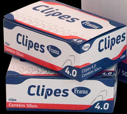 CLIPE FRAMA 4/0 GALVANIZADO CX/50 4254-0