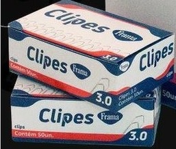 CLIPE FRAMA 3/0 GALVANIZADO CX/50 4351-0