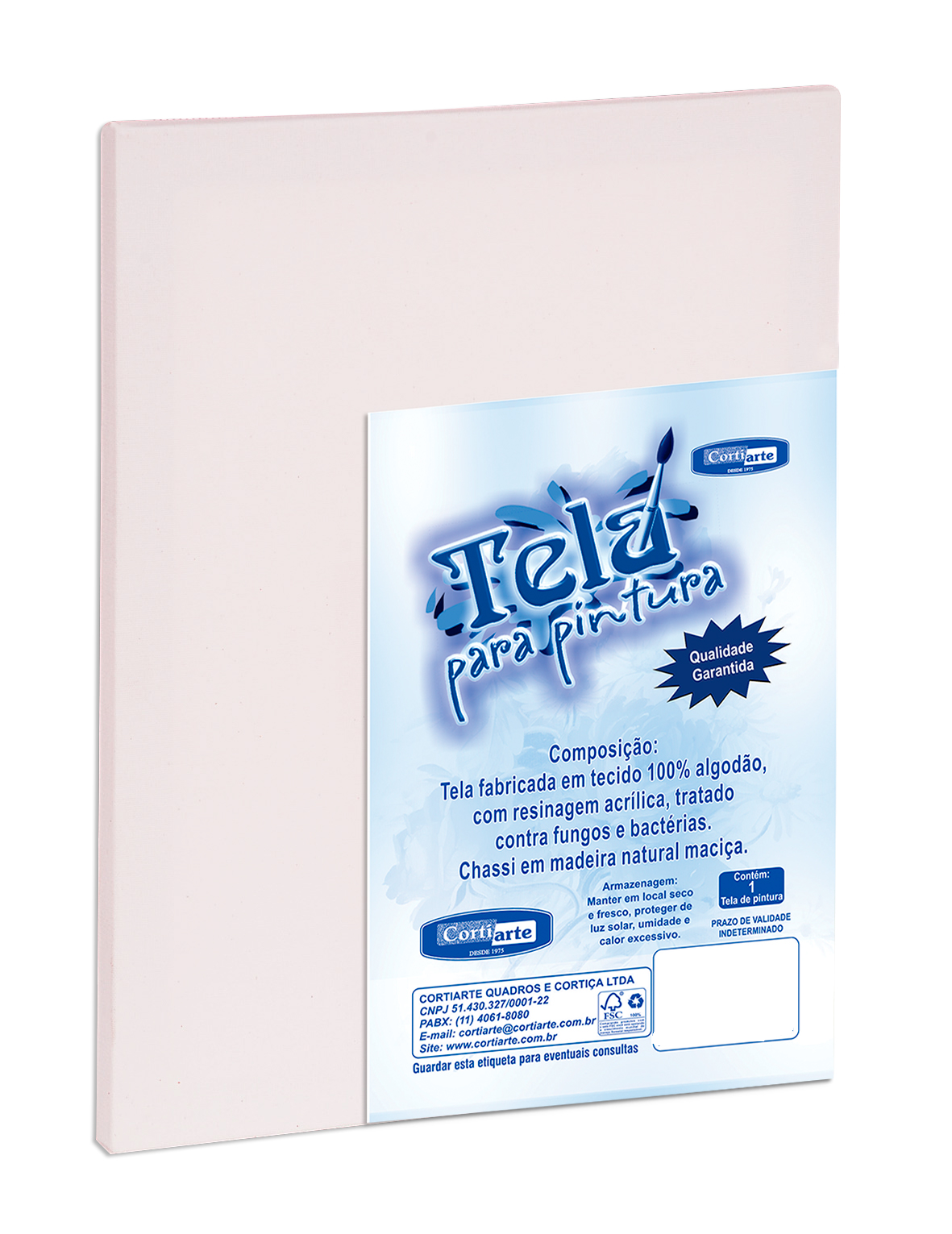 TELA P/PINTURA 24X30 CORTIARTE 8605