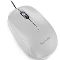 MOUSE MULT OPTICO C/FIO BRANCO MO294