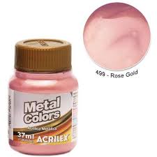 METAL COLORS ACRYLIC 37ML 3640 499 ROSE GOLDE