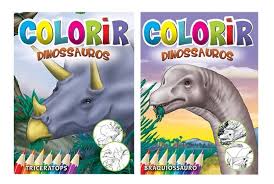 LIVRO BICHO ESPERTO COLORIR DINOSSAURO