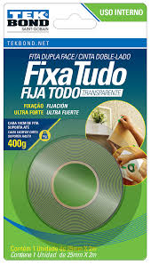 FITA TEK BOND 25MX2M DUPLA FACE BLISTER INTER