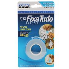 FITA TEK BOND 19MX1,5M DUPLA FACE ESPUMA BLISTER
