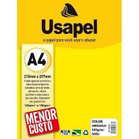 PAPEL USAPEL COLOR 180G 50F AMARELO
