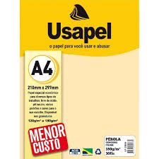 PAPEL USAPEL 180G 30F PEROLA GENGIBRE PALHA 25054