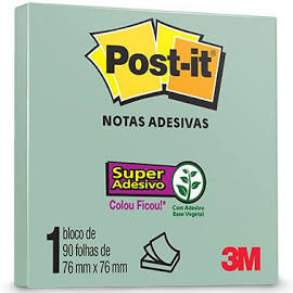 POST-IT 3M 76X76 MENTA 90FLS