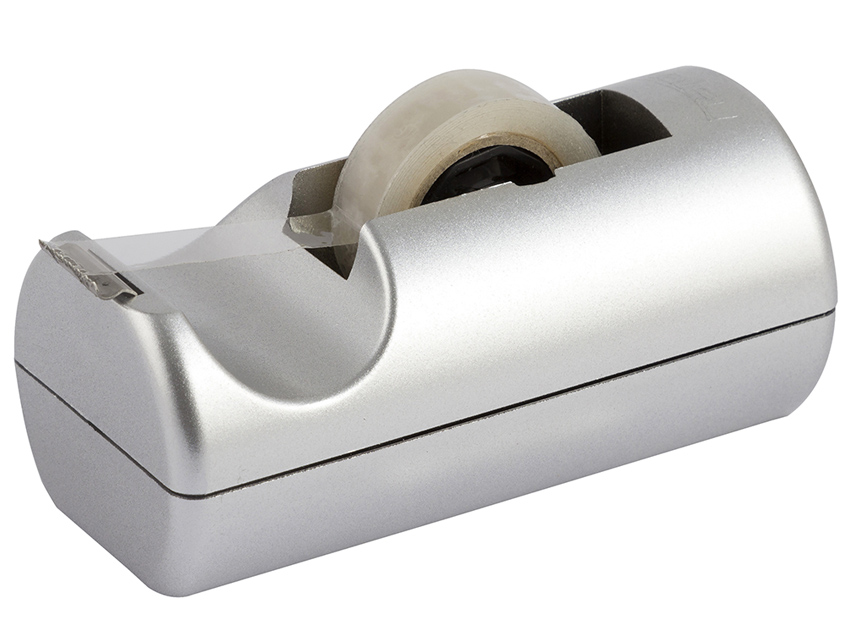 DISPENSADOR PARA FITA WALEU METALIC PRATA PEQUENO