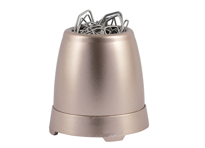 PORTA CLIPS WALEU METALIC ROSE