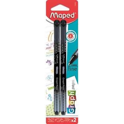 CANETA MAPED GRAPH PEPS BLISTER C/2 749041