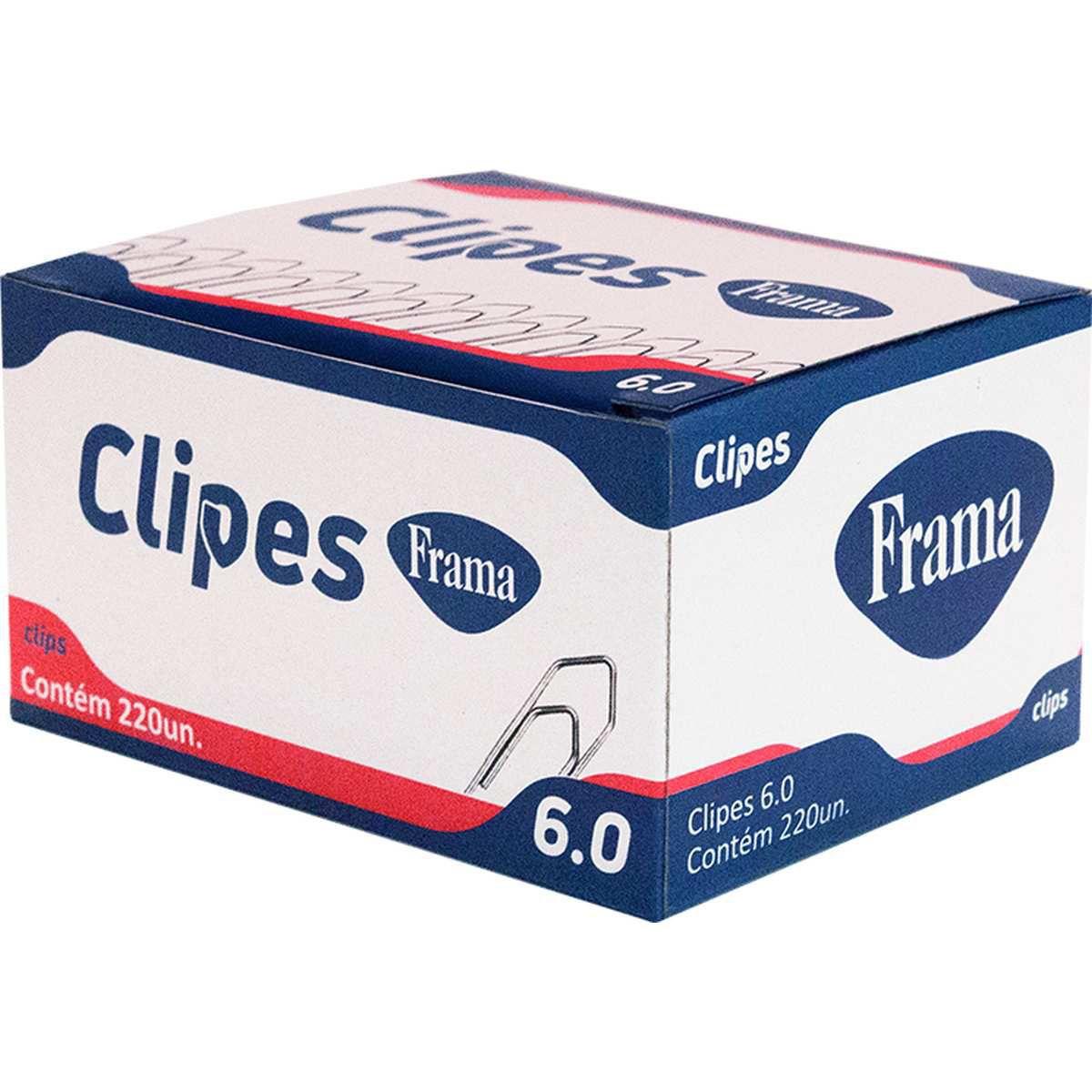 CLIPE FRAMA 6/0 GALVANIZADO CX/220 4356