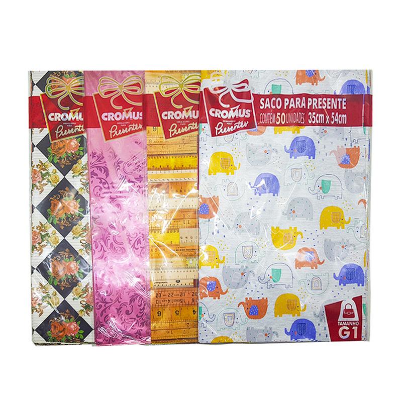 SACO CROMUS 35X54 C/50 ROMANTICO SORTIDO