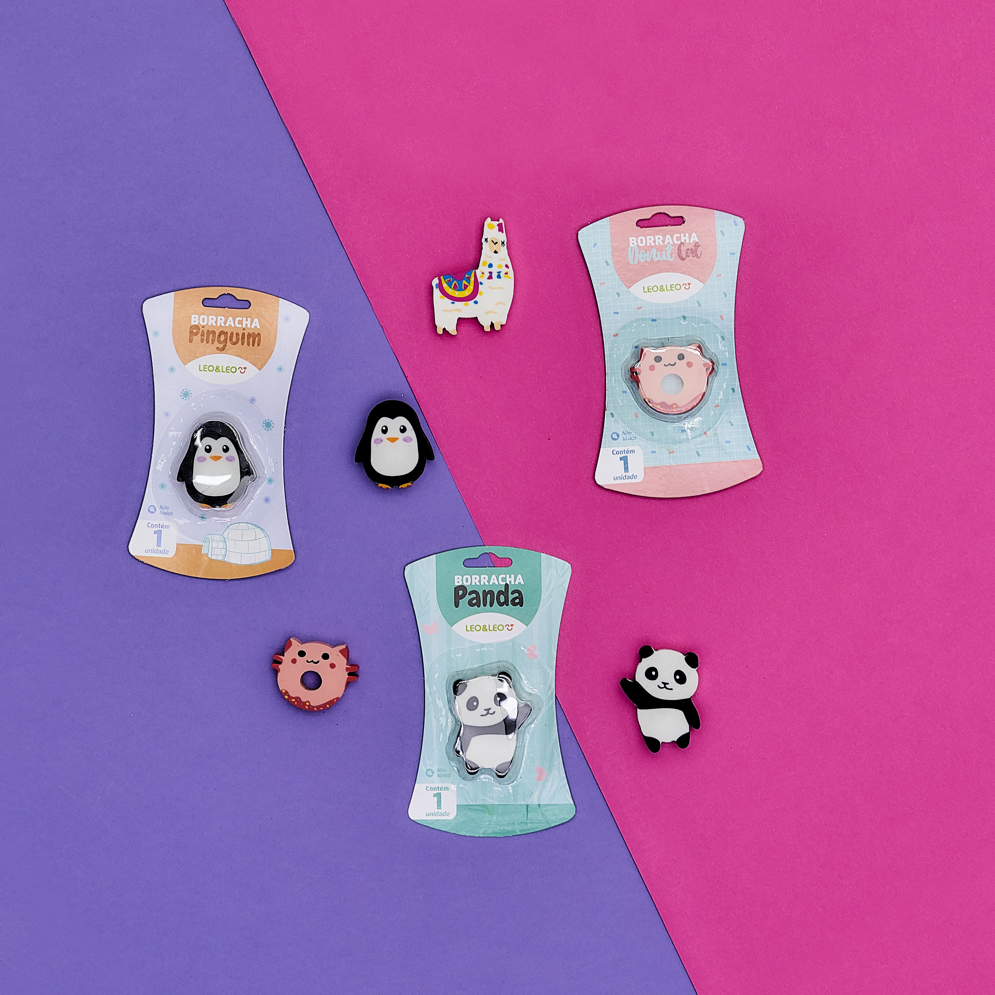 BORRACHA LEO&LEO PET FORMAS BLISTER 72210