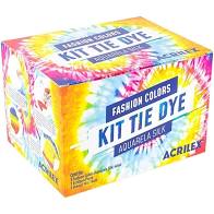 KIT TIE DYE ACRILEX AQUARELA SILK 4561