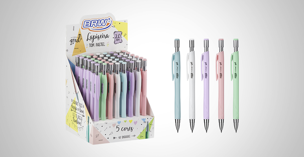 LAPISEIRA BRW 2.0 SORTIDO LP2044 PASTEL