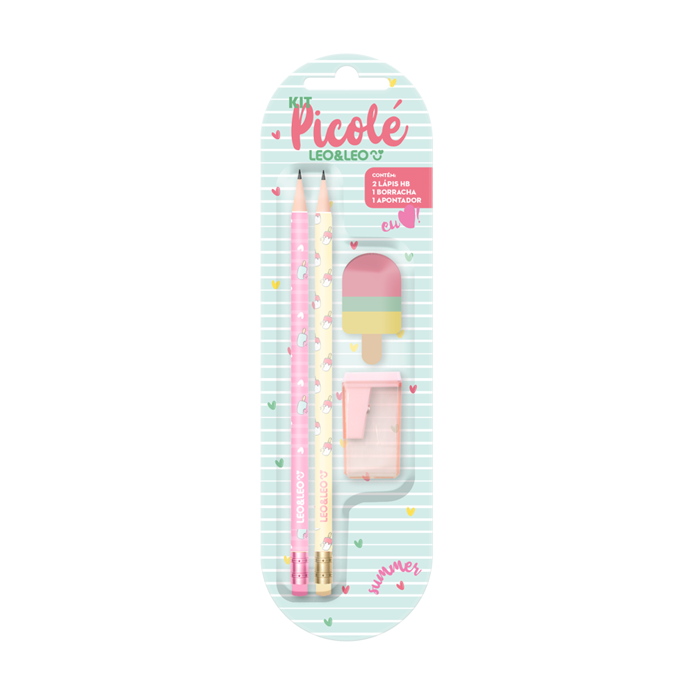 KIT LEO&LEO ESCOLAR PICOLE C/4 72180