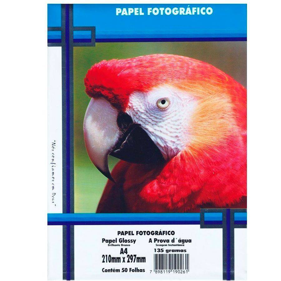 PAPEL FOTO A4 135G MASTERPRINT COM 50FLS