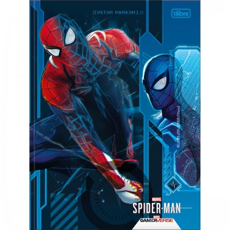 CADERNO TILIBRA 80FLS BROCHURAO CAPA DURA SPIDER-MAN 318086