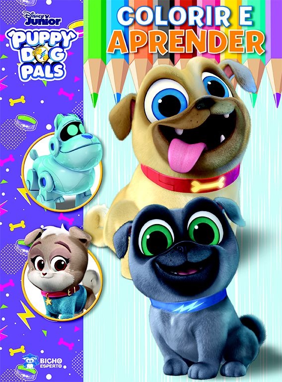 LIVRO BICHO ESPERTO COLORIR PUPPY DOG