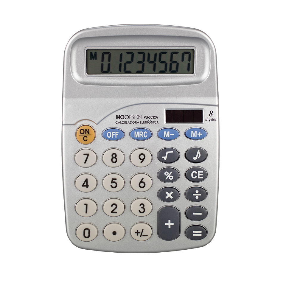 CALCULADORA HOOPSON 8DIG PS-3032A