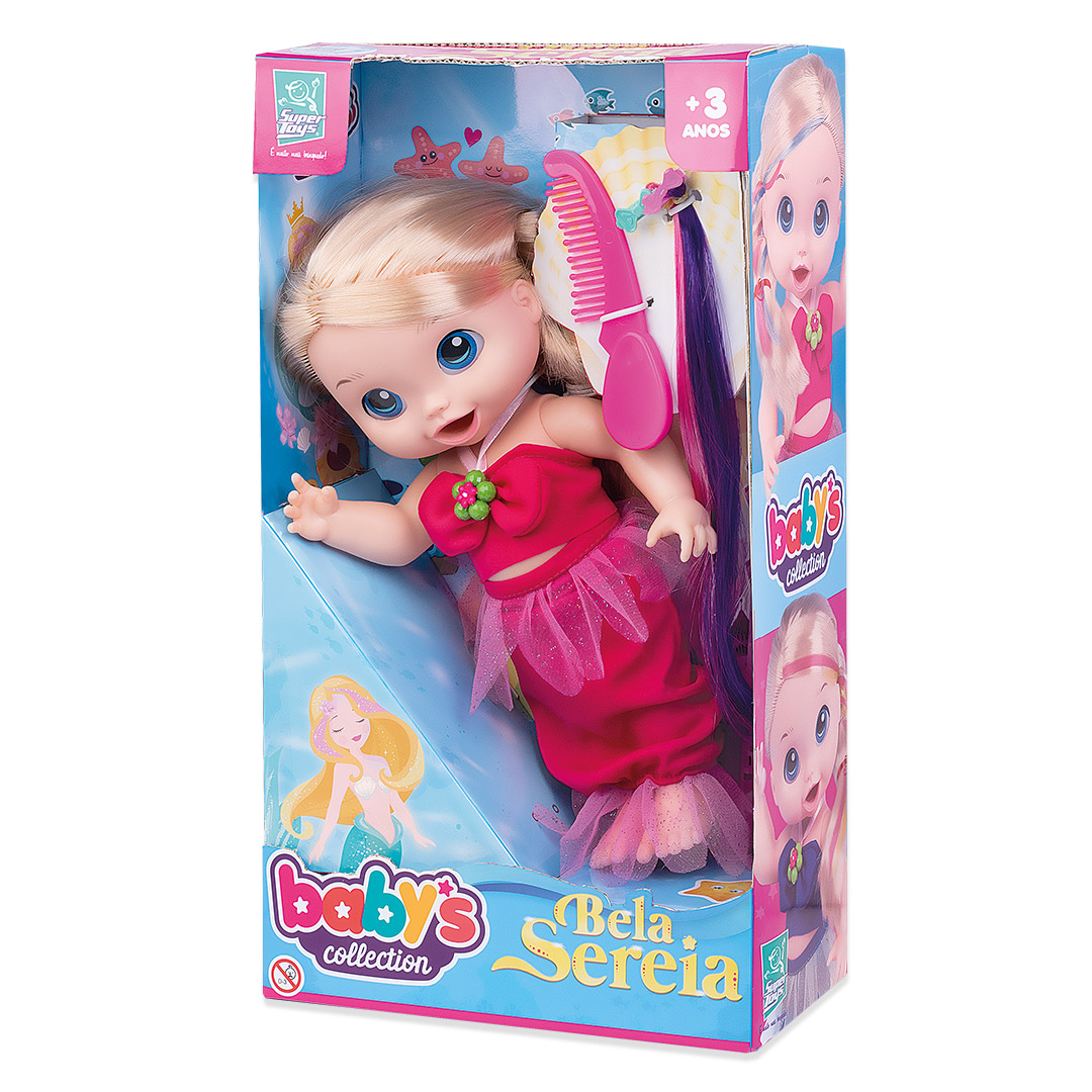 BONECA SUPERTOYS BELA SEREIA PK 404
