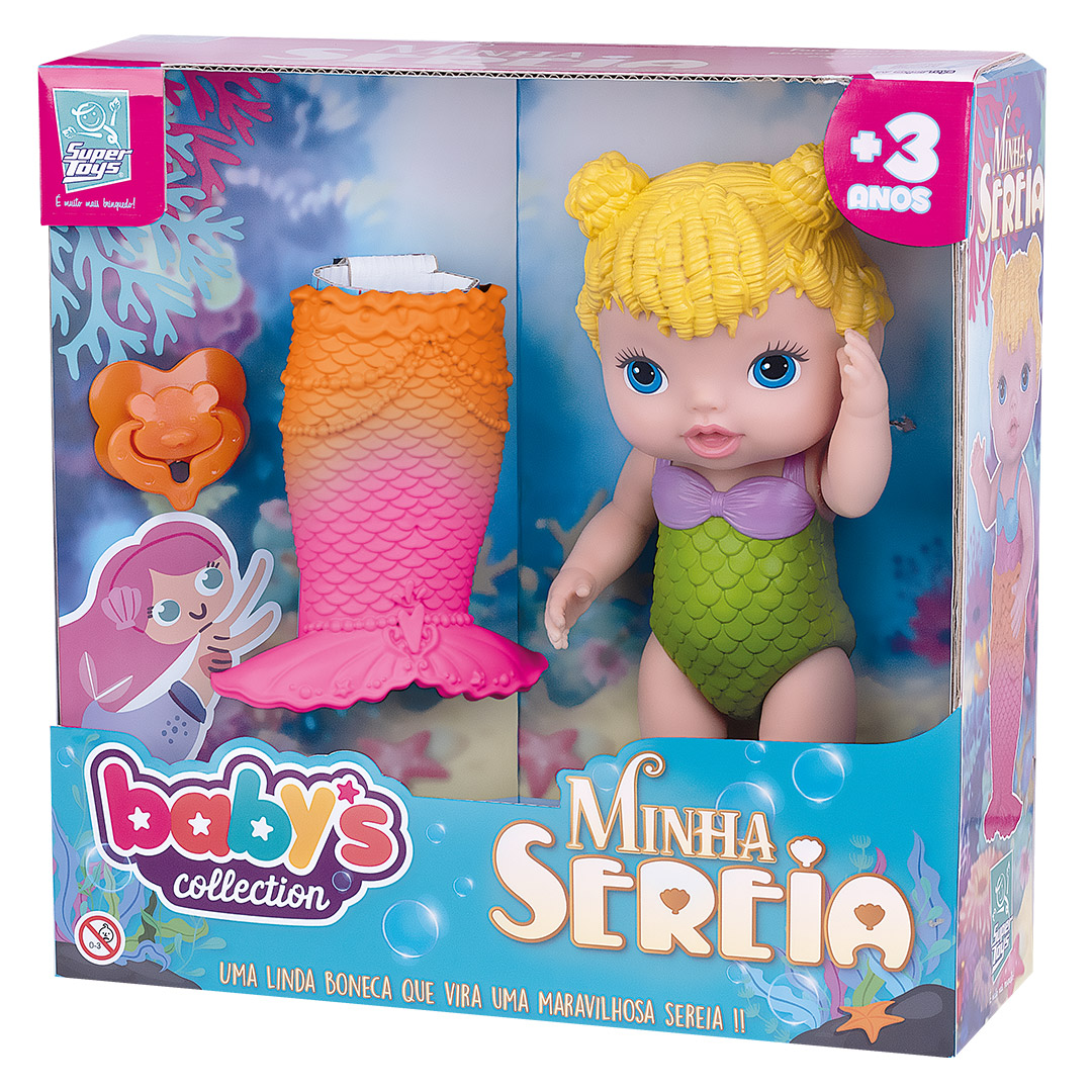 BONECA SUPERTOYS MINHA SEREIA LOIRA 421
