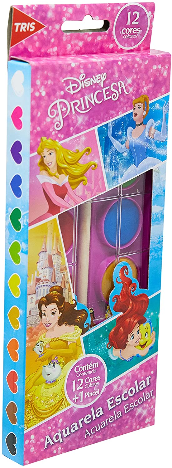 AQUARELA TRIS PRINCES C/12 CORES 686370