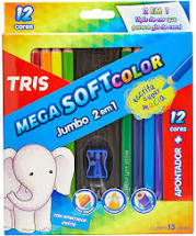 LAPIS DE COR TRIS SOFT JUMBO C/12 682341