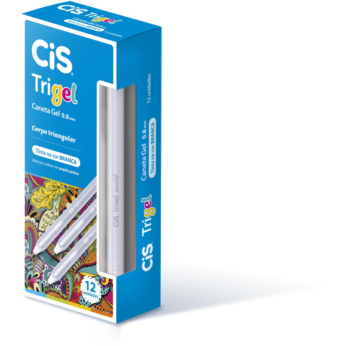 CANETA CIS TRIGEL BRANCA