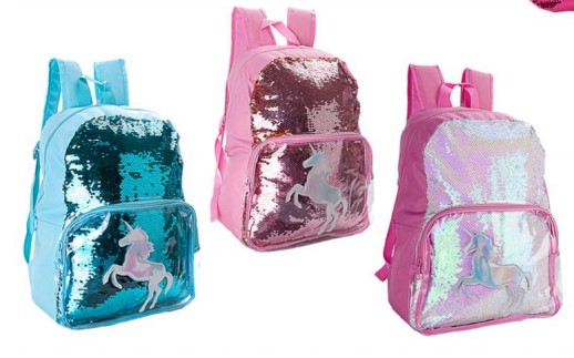 MOCHILA WINTH FEMININA JUVENIL UNICORNIO VERDE  BPG31791