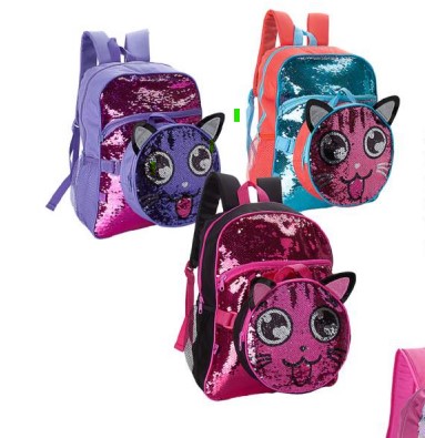 MOCHILA WINTH FEMININA JUVENIL UNICORNIO ROSA  BPG31761