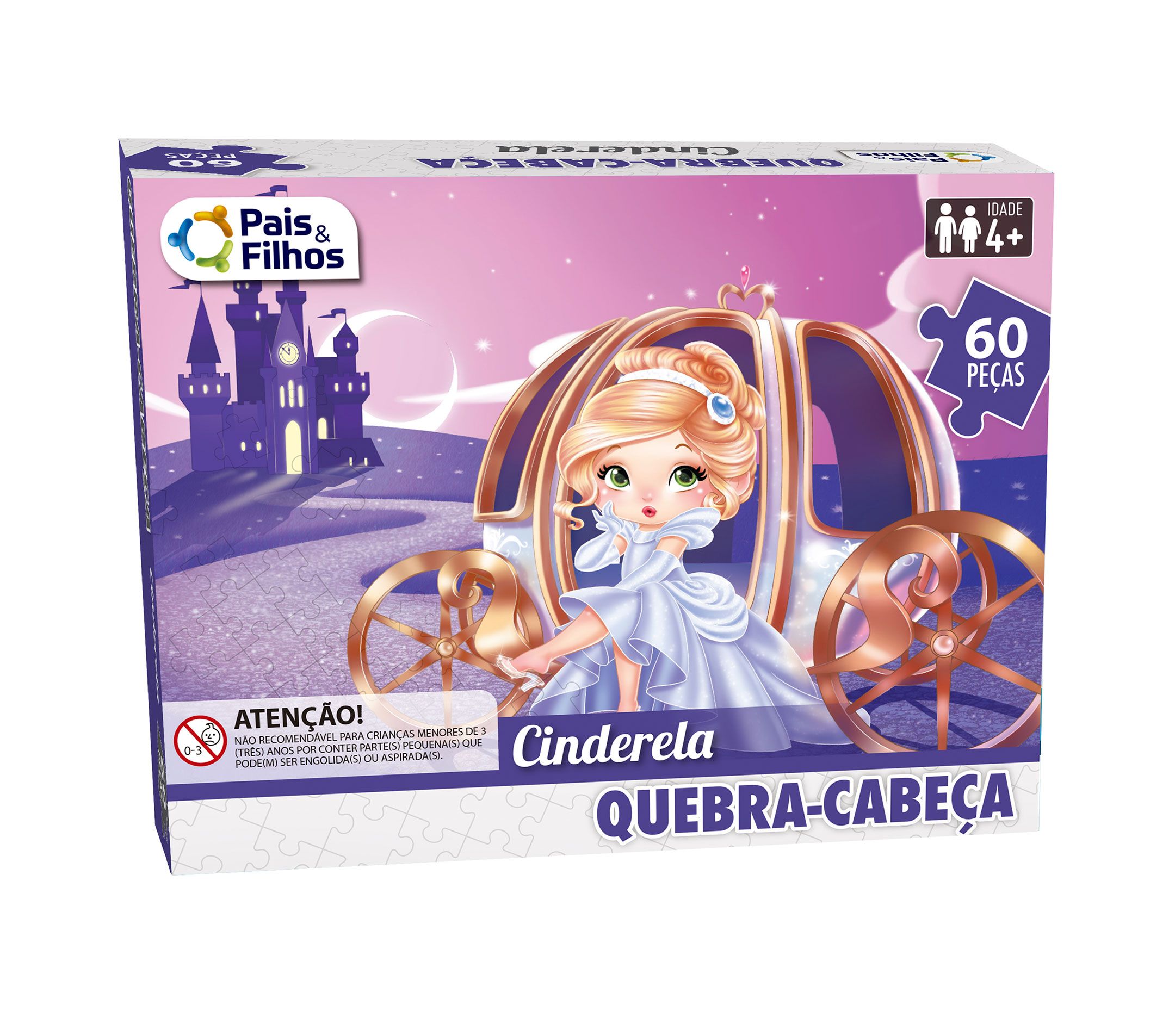 QUEBRA CABECA PAIS E FILHOS CINDERELA 60P 2852