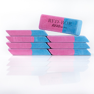 BORRACHA RED BOR BICOLOR AZUL/VERMELHA 40 02-004