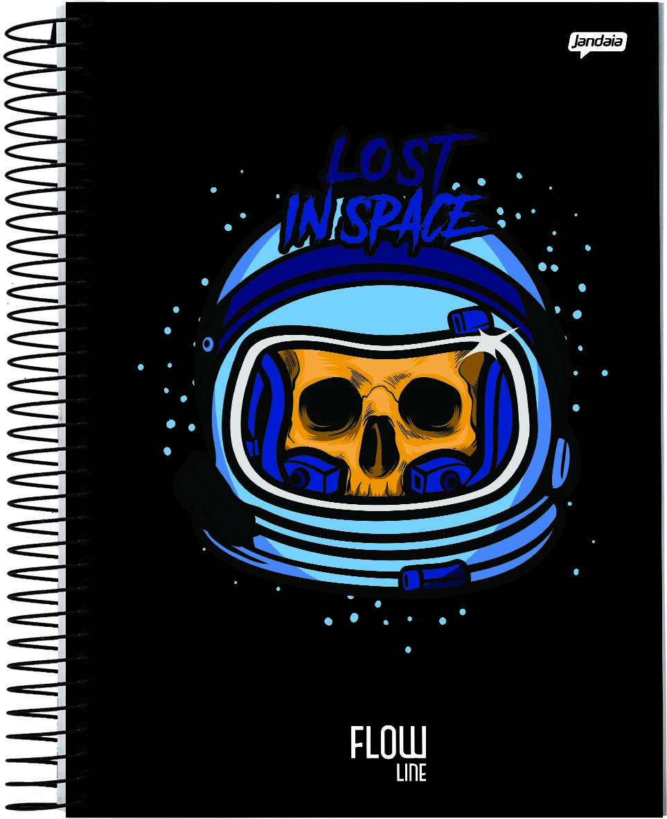 CADERNO JANDAIA 1.1 80F CAPA DURA FLOW 68755