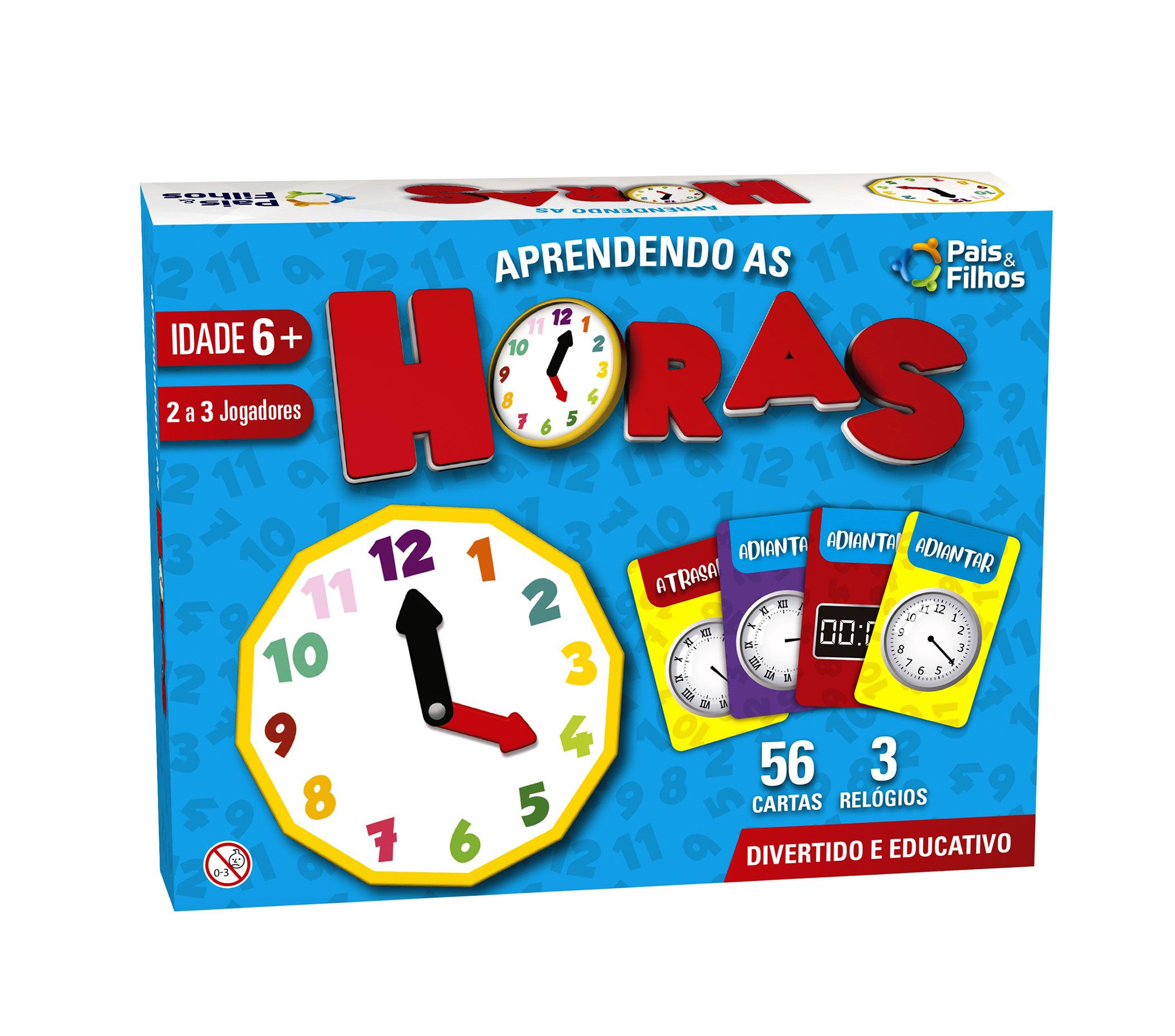 JOGO APRENDENDO AS HORAS PAIS E FILHOS 2880